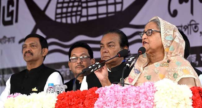 অবৈধভাবে ক্ষমতা দখলকারীরা কোনো উন্নয়ন করেনি : প্রধানমন্ত্রী