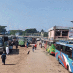 বরিশাল থেকে সব রুটে বাস চলাচল বন্ধ