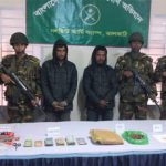 ঝালকাঠিতে মাদক-দেশি অস্ত্রসহ স্বেচ্ছাসেবক দলের দুই নেতা গ্রেপ্তার