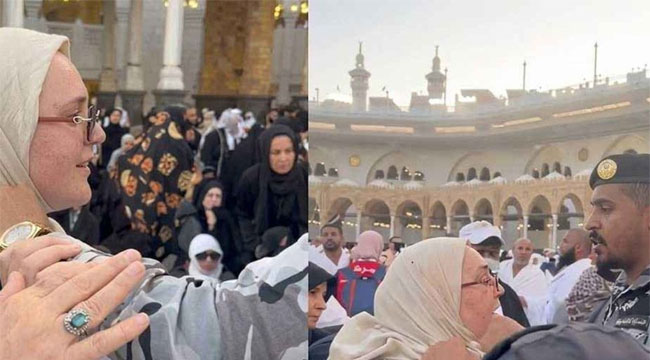 কাবার পবিত্র গিলাফ কাটার অপরাধে নারী আটক