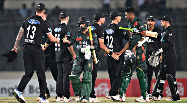 ‘দ্বিতীয় সারির’ নিউজিল্যান্ডের কাছেও হারল বাংলাদেশ