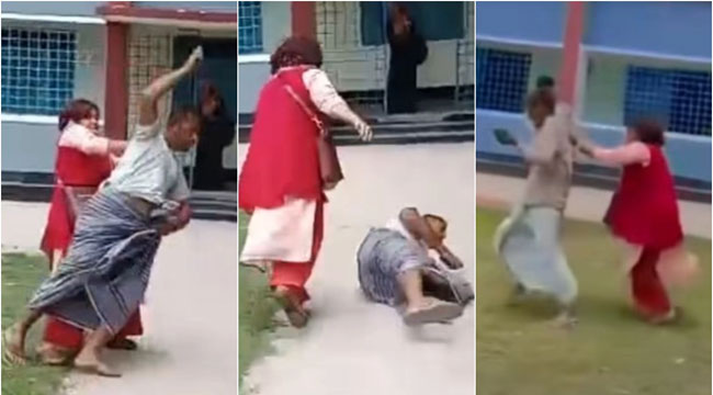 বিএনপি নেতার সঙ্গে নারী শিক্ষকের হাতাহাতি, নেপথ্যে কী