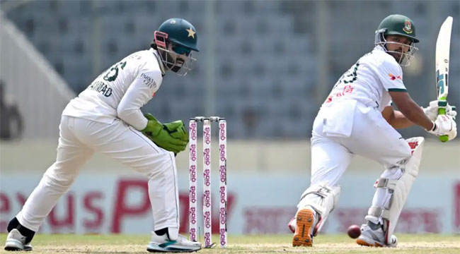 পাকিস্তানকে ২৬৮ রানের লক্ষ্য দিল বাংলাদেশ