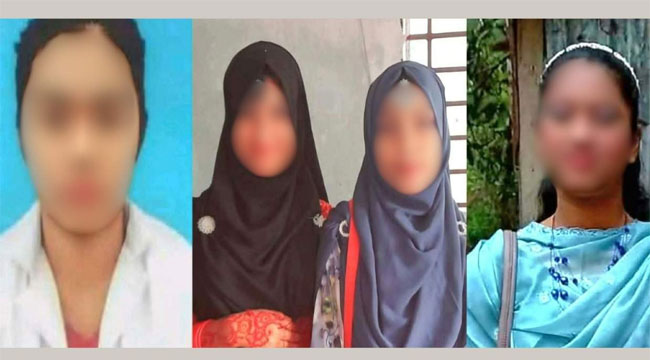 নিখোঁজের চারদিন পর গাজীপুর থেকে উদ্ধার বাউফলের সেই ৪ ছাত্রী