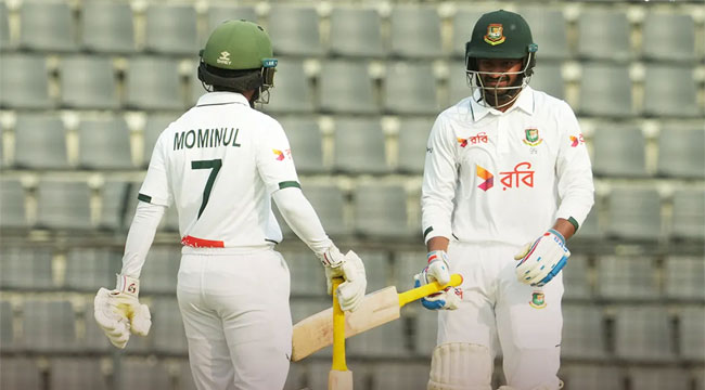 ১৫৬ রানের লিড, সিলেট টেস্টে চালকের আসনে বাংলাদেশ