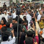 রাজধানীতে এনসিপির বিক্ষোভ, হামলাকারীদের গ্রেপ্তার দাবি