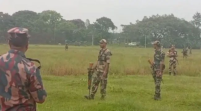 সীমান্তে বাঁশের খুঁটি স্থাপনের চেষ্টা বিএসএফের, বিজিবির বাধা