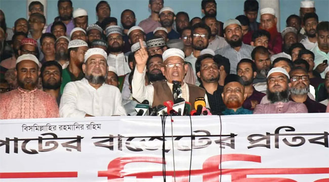 করের বোঝা চাপিয়ে দলীয় কর্মী পালনের বাজেট দেওয়া হয়েছে: জামায়াত