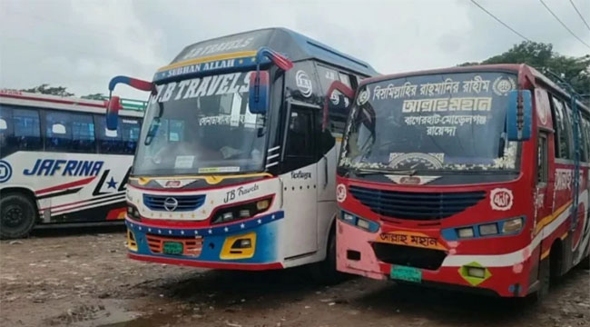 খুলনা-বরিশাল বিভাগে পরিবহন ধর্মঘট প্রত্যাহার