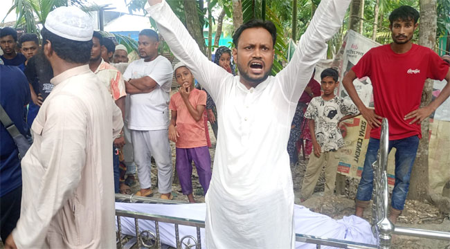 বাবার লাশ নিয়ে ৫ স্ত্রীর সন্তানদের সংঘর্ষ, পুলিশ পাহারায় দাফন