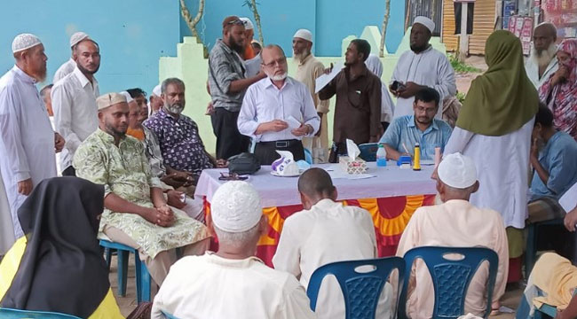 বাকেরগঞ্জের চরামদ্দিতে ফ্রি চক্ষু ক্যাম্প অনুষ্ঠিত