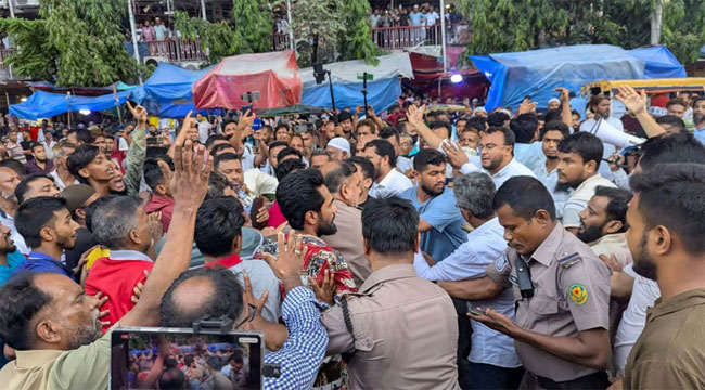 গুলিস্তানে চাঁদাবাজির বিরুদ্ধে জামায়াতের মিছিলে হামলা, আহত অন্তত ২০