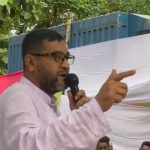 থানার সামনে আত্মহত্যার হুমকি বিএনপি নেতার