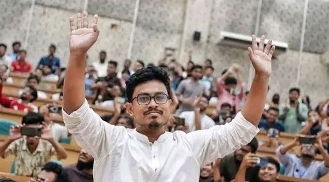 শেষ কার্যদিবসে ইনসাফের বাংলাদেশ গড়ার আহ্বান ডাকসু ভিপি সাদিক কায়েমের