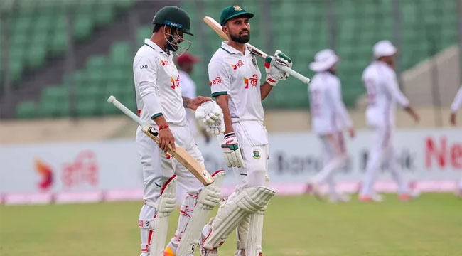 সেঞ্চুরি থেকে ১ রান দূরে সাদমান, স্বস্তিতে বাংলাদেশ