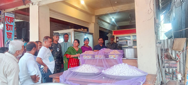 উজিরপুরে চার প্রতিষ্ঠানকে ৪৬ হাজার টাকা জরিমানা