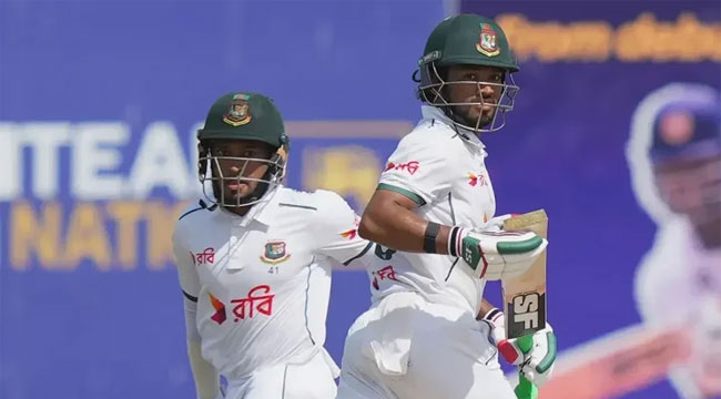 আবুধাবি টেস্টে চালকের আসনে বাংলাদেশ, সেঞ্চুরি হাতছাড়া মুশফিক-শান্তর
